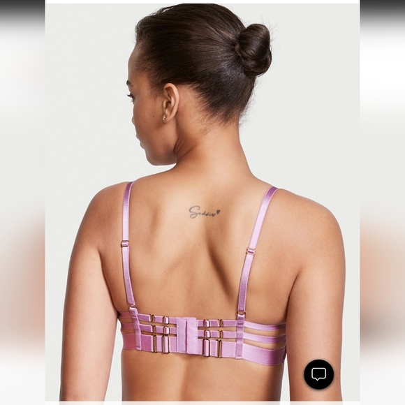 Victoria's Secret Unlined Demi Strappy Cutout Bra - Picture 2 of 3